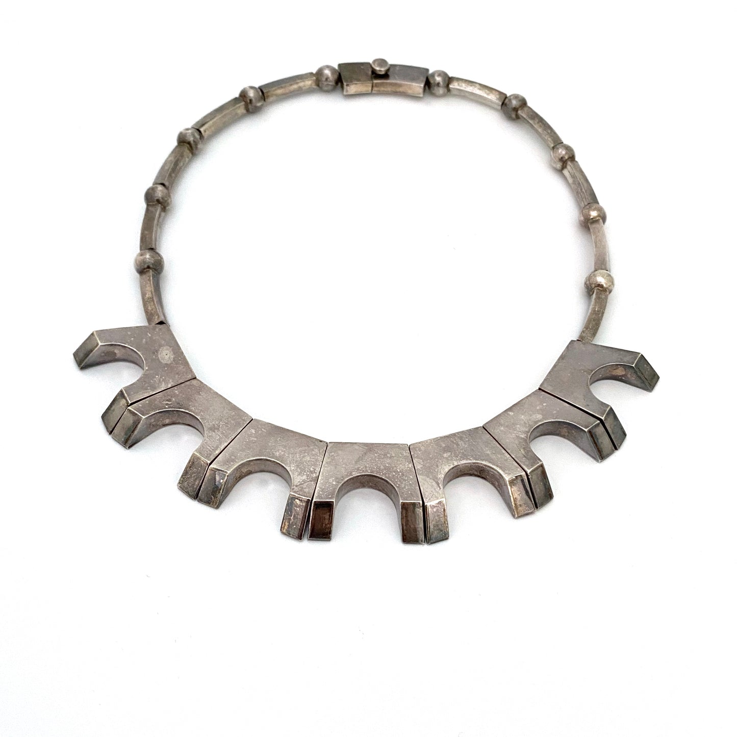 Antonio Pineda heavy silver necklace
