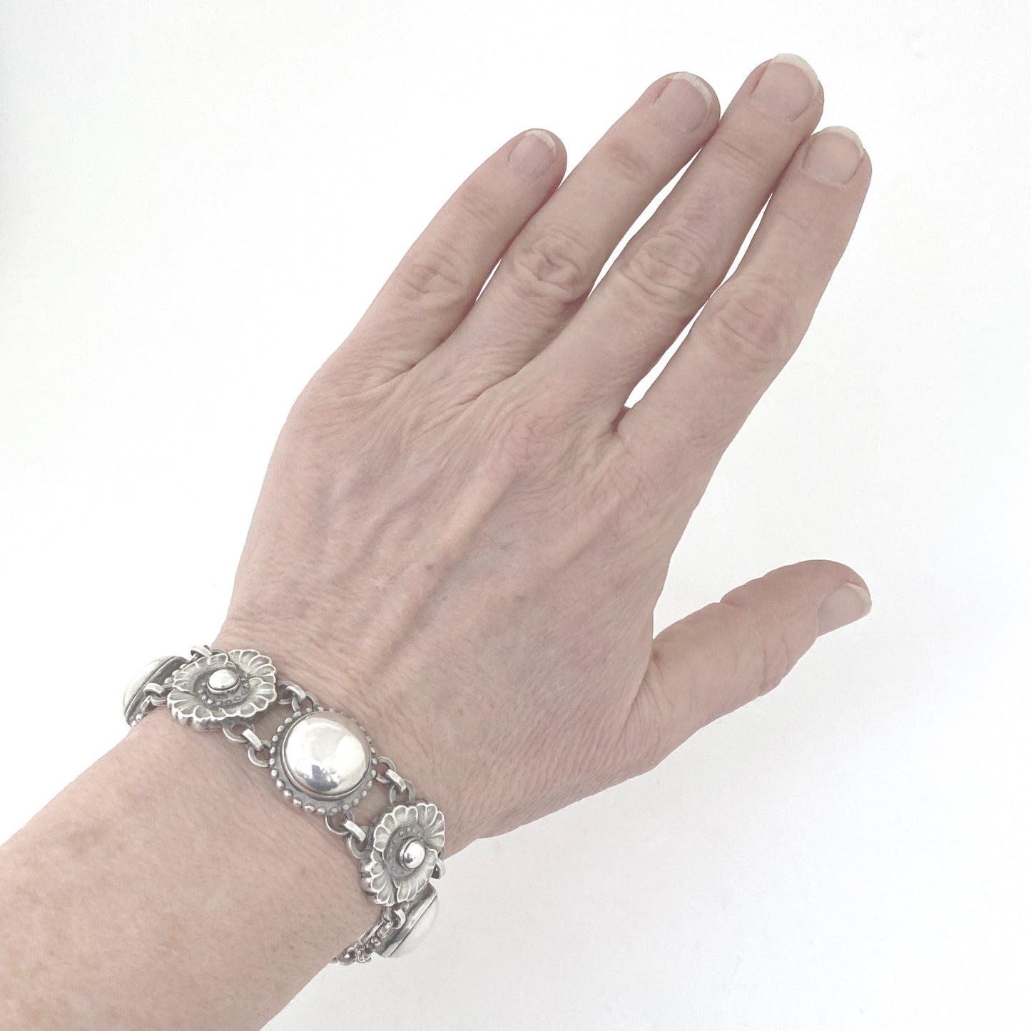 Georg Jensen panel link bracelet #29 ~ Georg Jensen