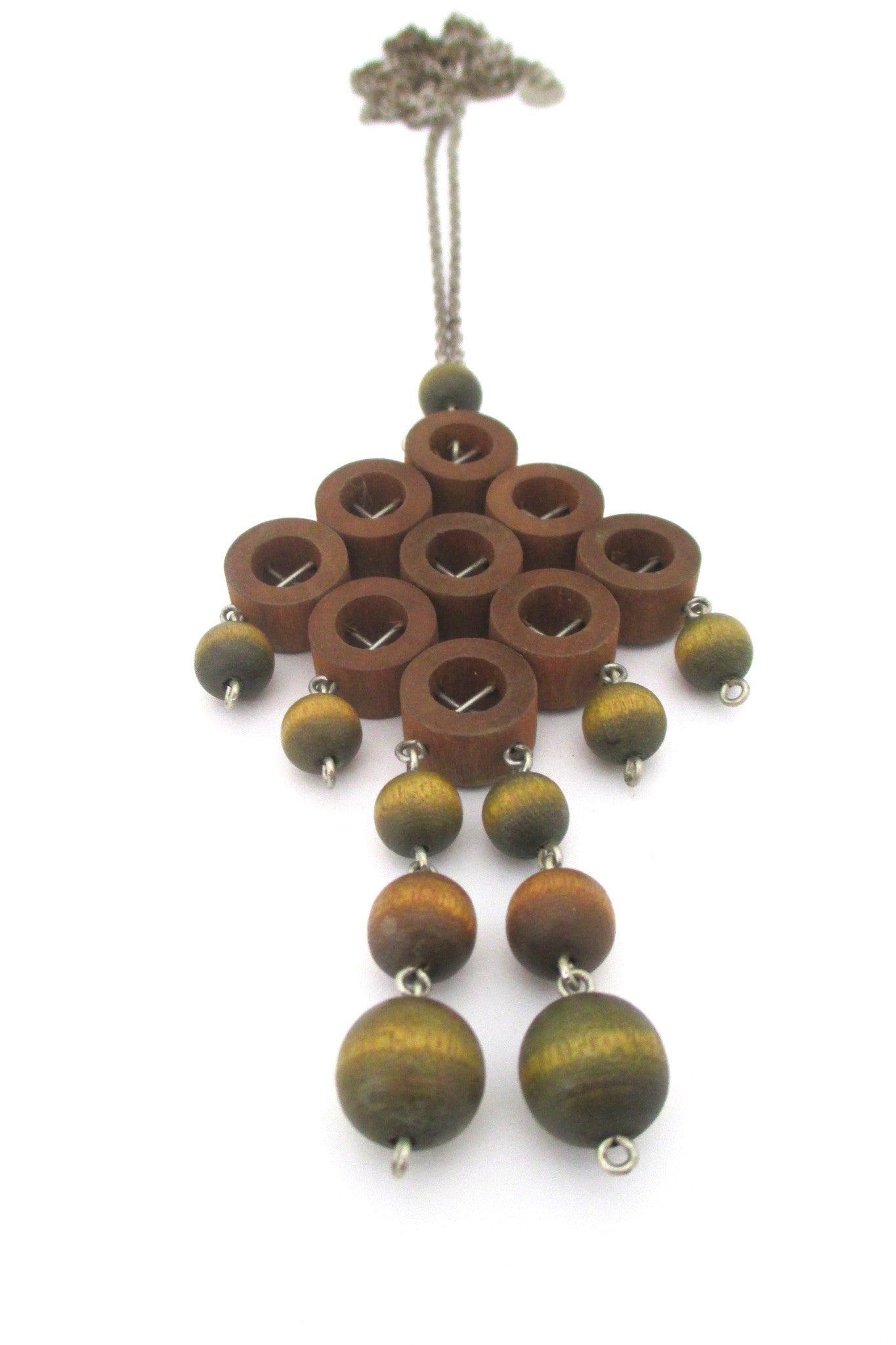aarikka Finland large Scandinavian Modern necklace at Samantha Howard Vintage