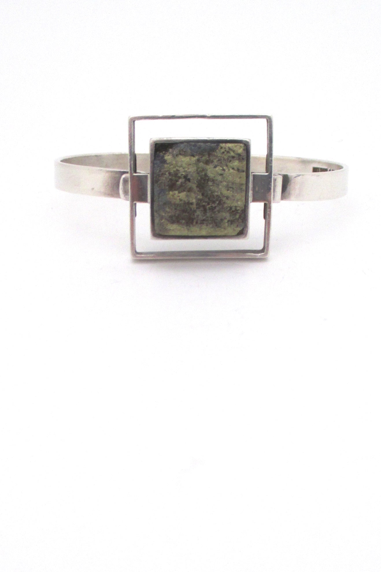 Christer Stenberg silver & pyrite bracelet ~ 1975