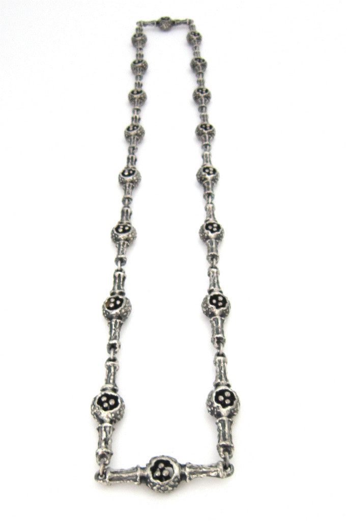 Guy Vidal pierced link necklace