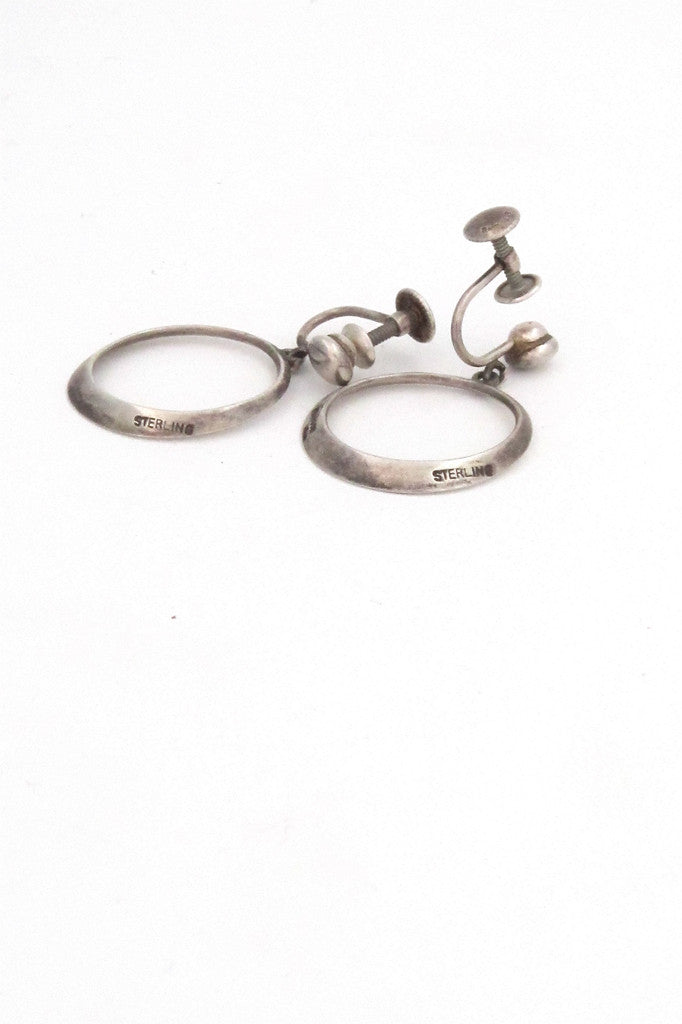 Ronald Hayes Pearson hoop earrings