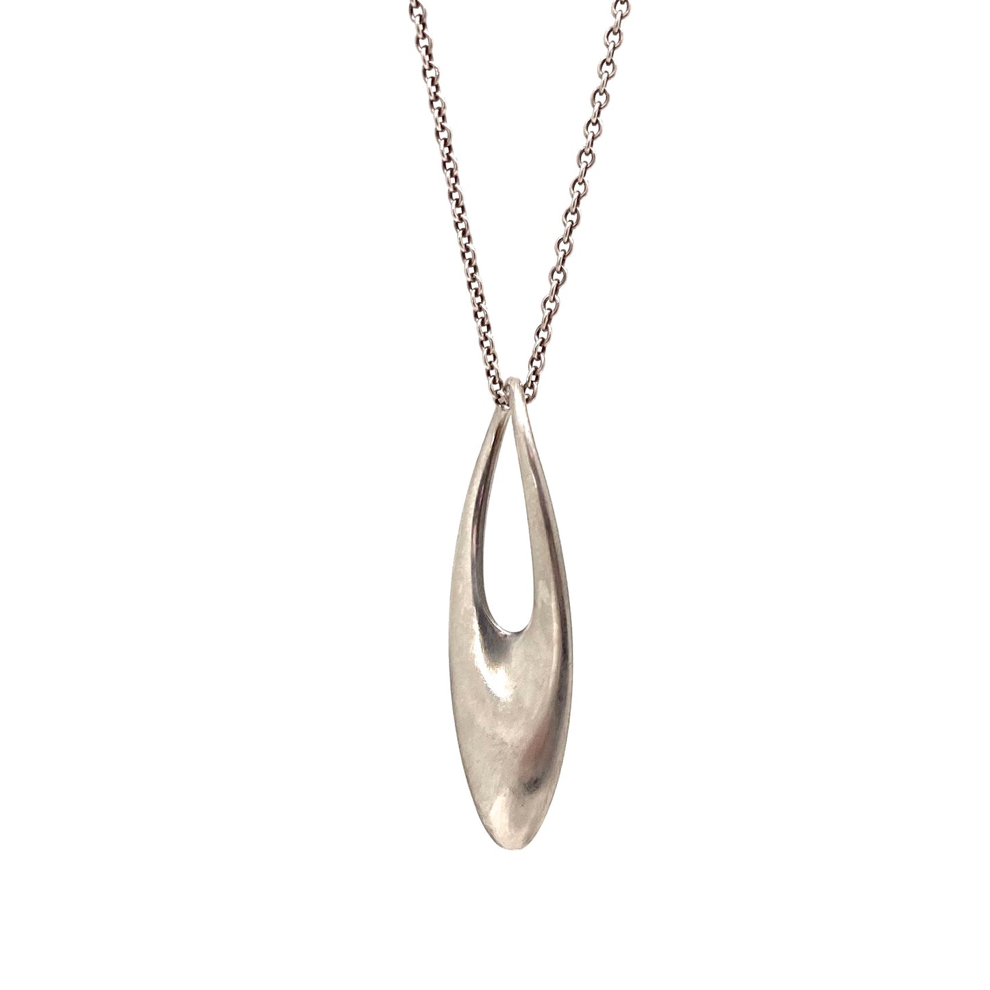 detail Georg Jensen Denmark vintage silver Zephyr necklace #500 Regitze Overgaard Scandinavian Modernist jewelry design
