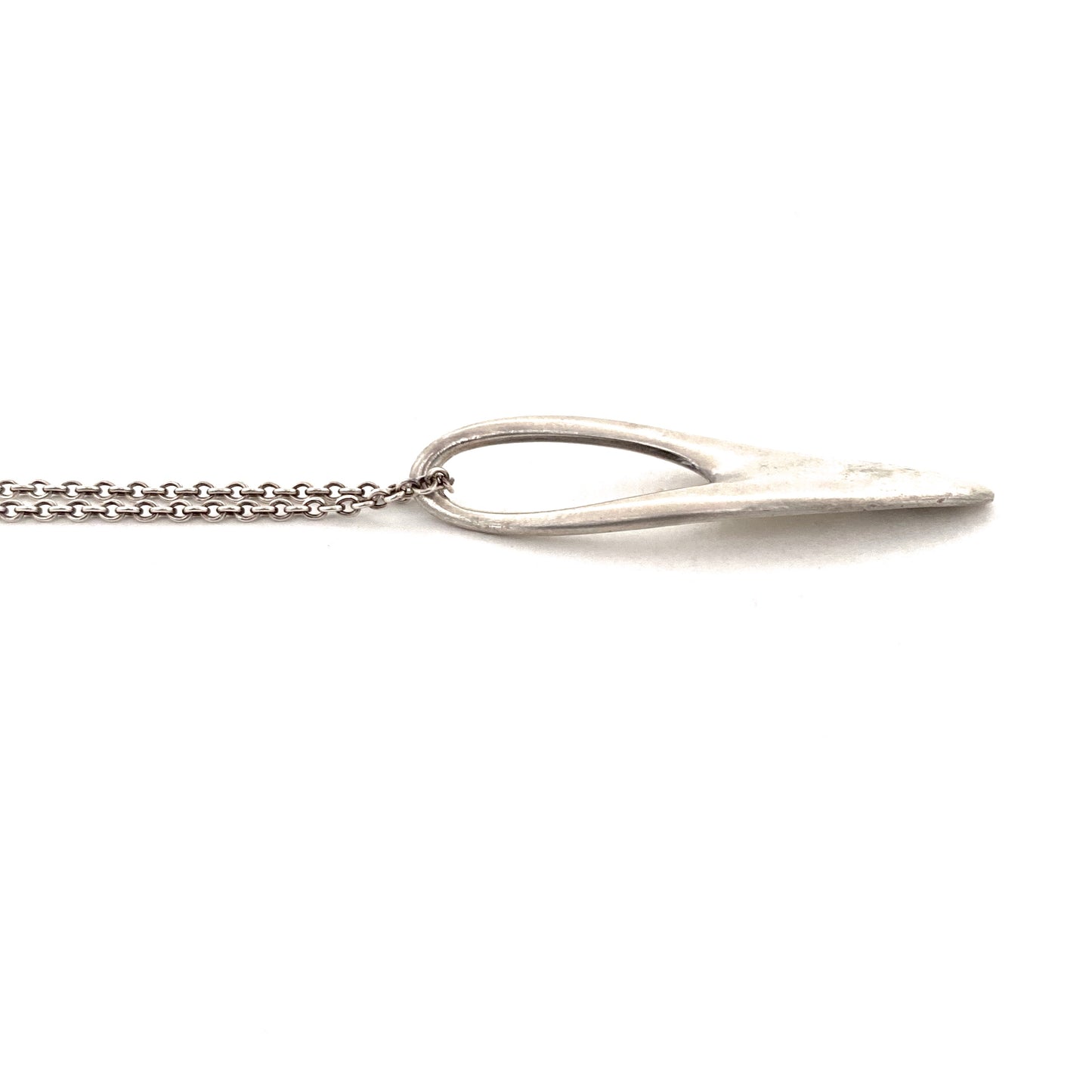 profile Georg Jensen Denmark vintage silver Zephyr necklace #500 Regitze Overgaard Scandinavian Modernist jewelry design