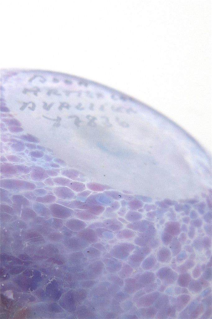 Bertil Vallien 'Antikva' round bottle vase #1