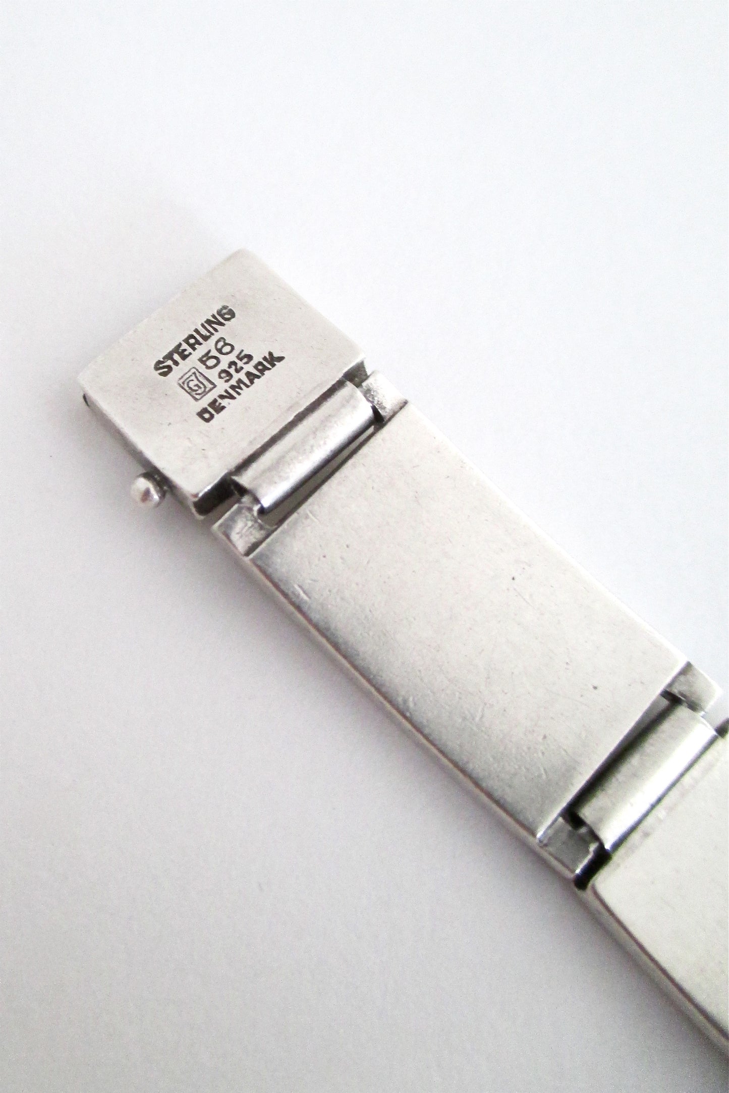 Georg Jensen heavy silver bracelet #56 by Henry Pilstrup