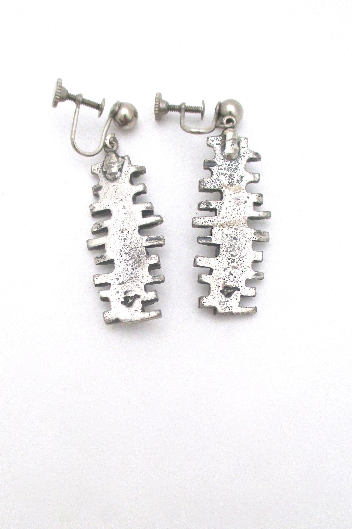 Guy Vidal 'stacked stones' drop earrings