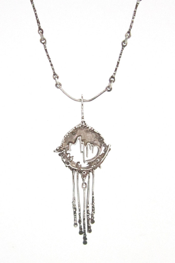 Frank and Regine Juhls Norway silver Tundra necklace