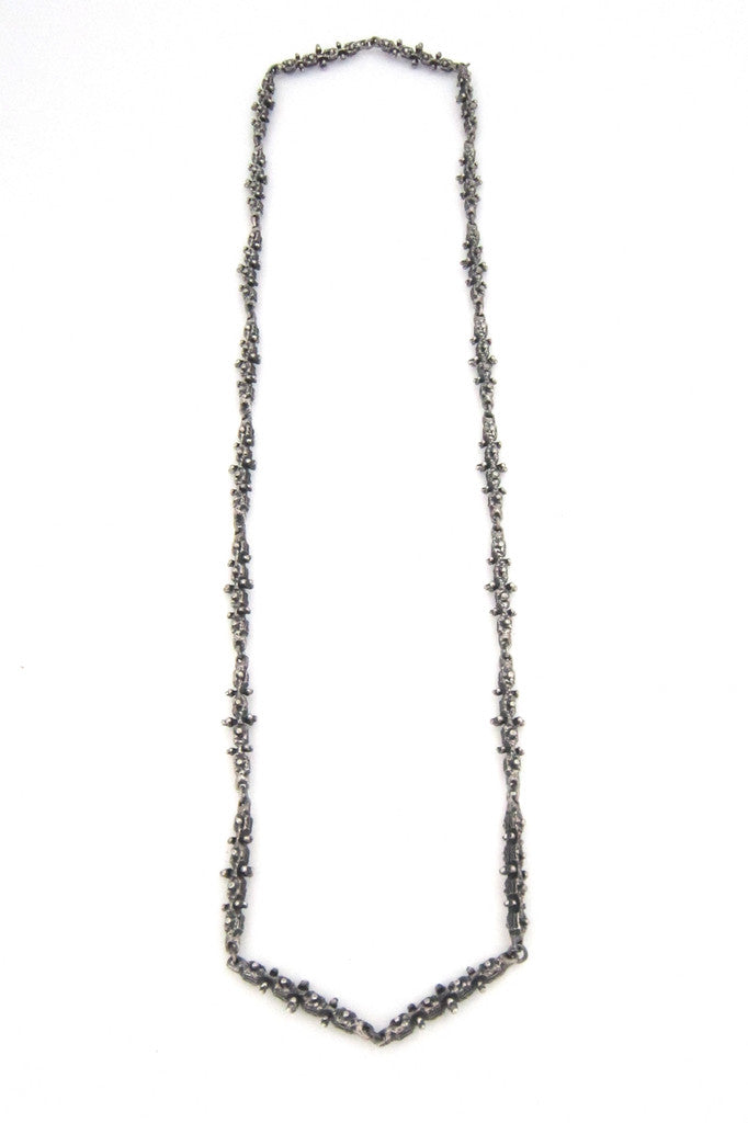 Guy Vidal 'knobbly' long link chain necklace
