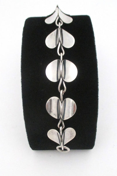 Carl Ove Frydensberg 'silver circles' link bracelet