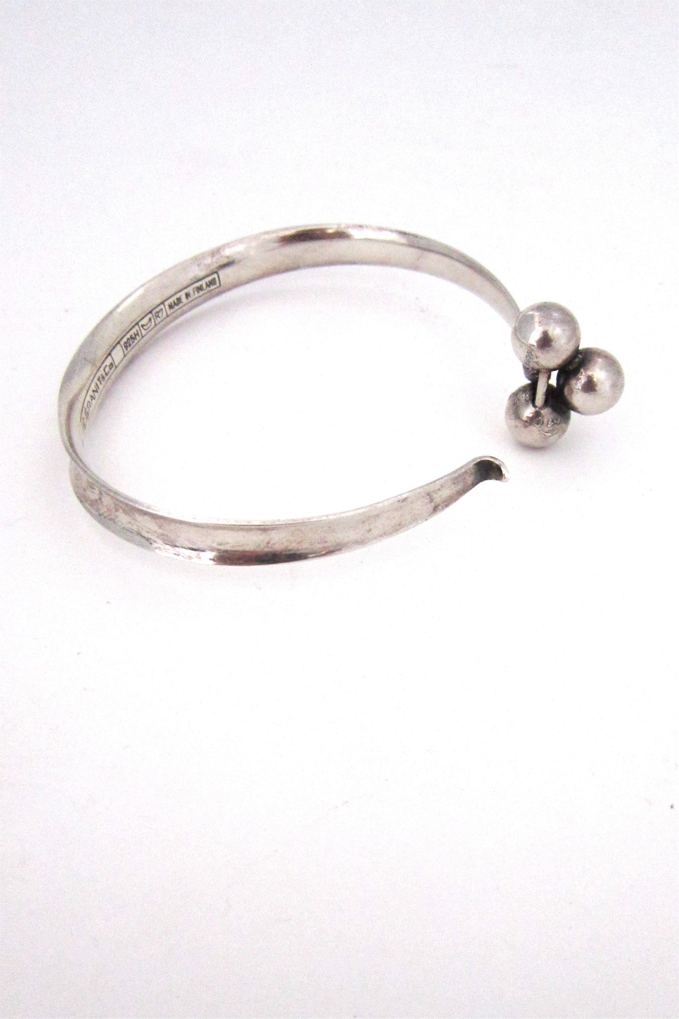 closure Erik Granit Finland vintage silver Scandinavian Modern bracelet