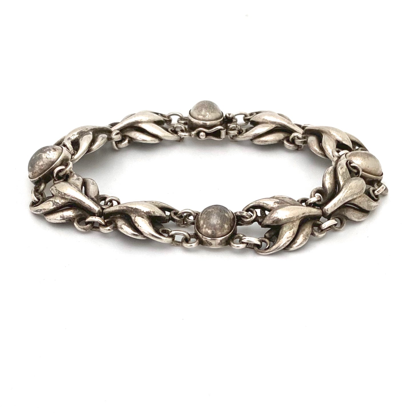 Georg Jensen silver link bracelet #53 ~ 1950