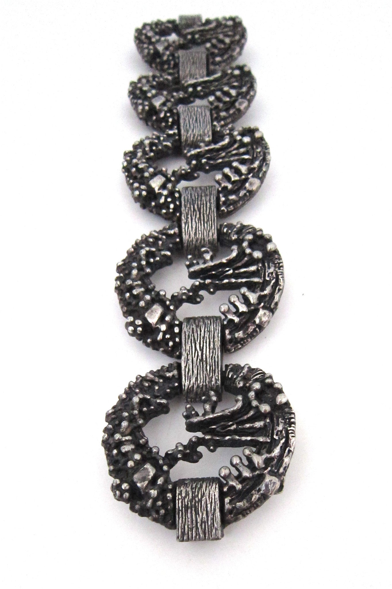 Guy Vidal textured circles bracelet