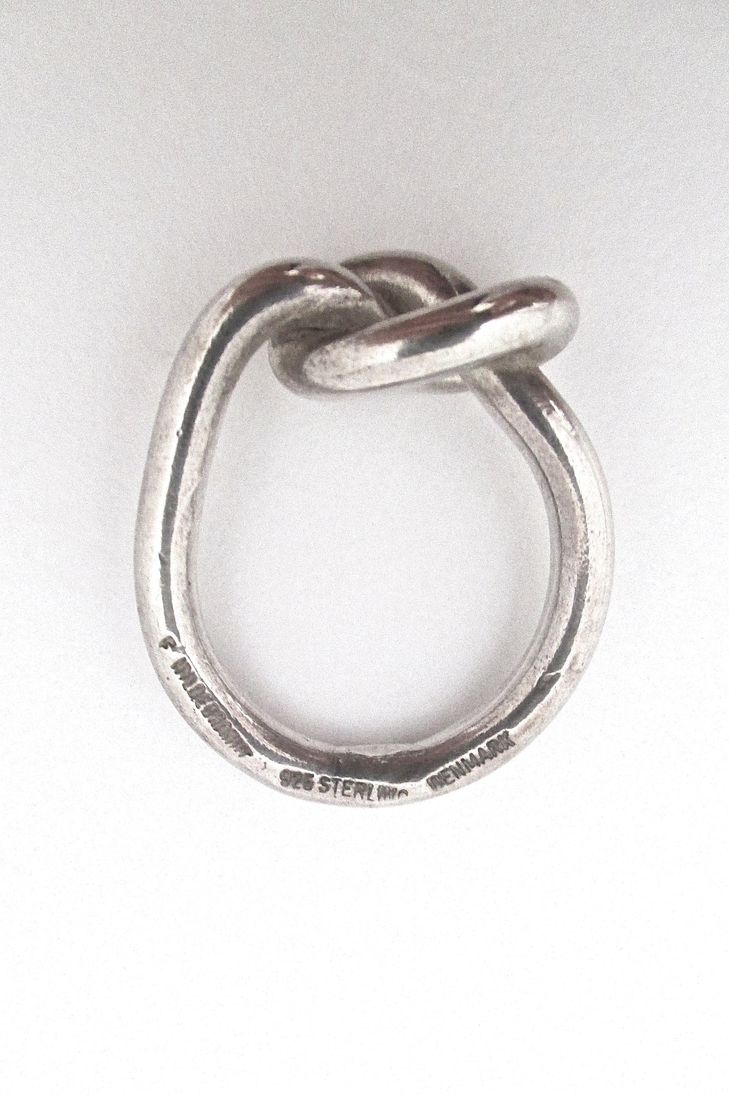 Erik Hyldebrandt silver knot ring - 1972