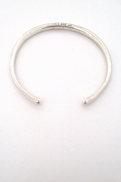 top Georg Jensen Denmark vintage Scandinavian Modern silver cuff bracelet 150