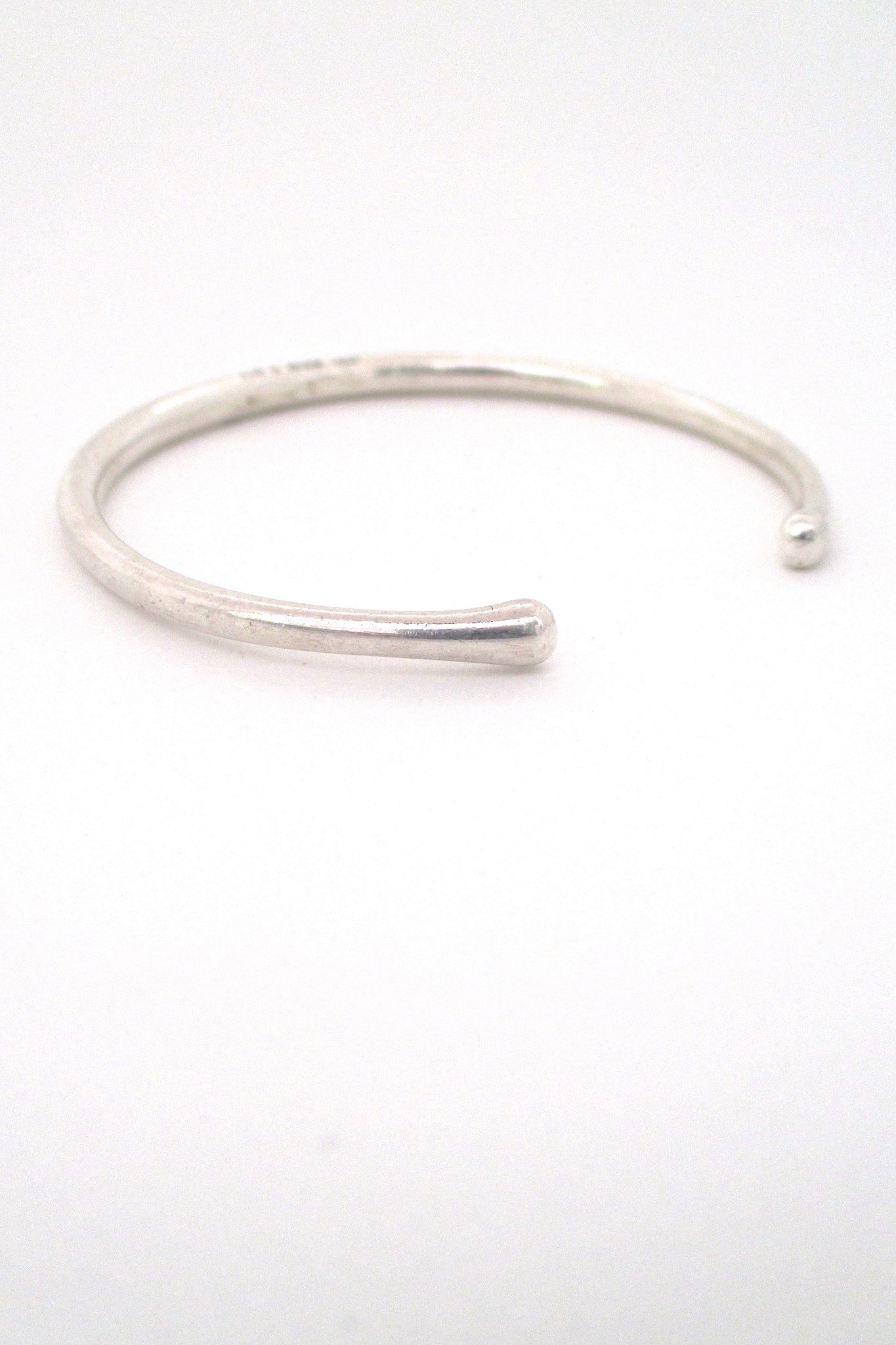 detail Georg Jensen Denmark vintage Danish Modern silver cuff bracelet 150 Nordic design