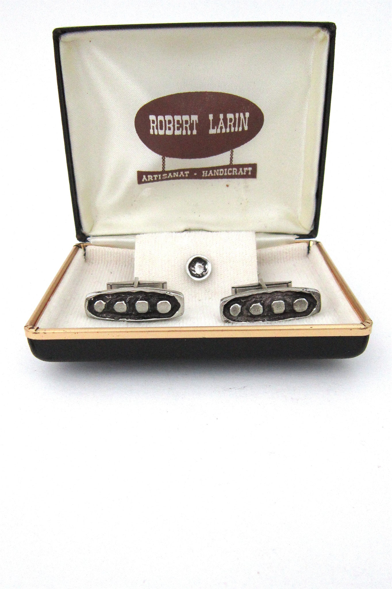 Robert Larin dots cuff links set