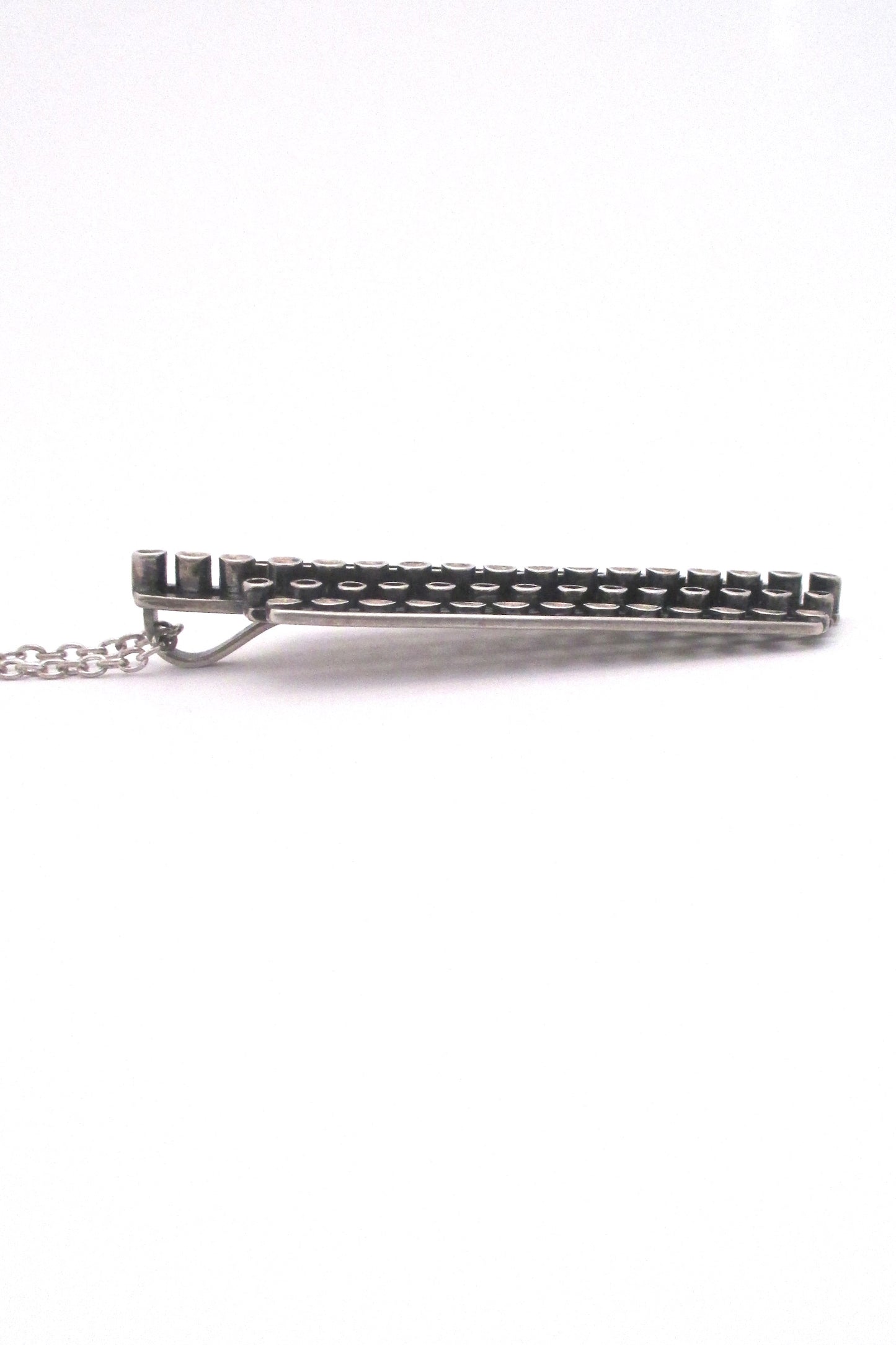 Uni David-Andersen dimensional silver large pendant