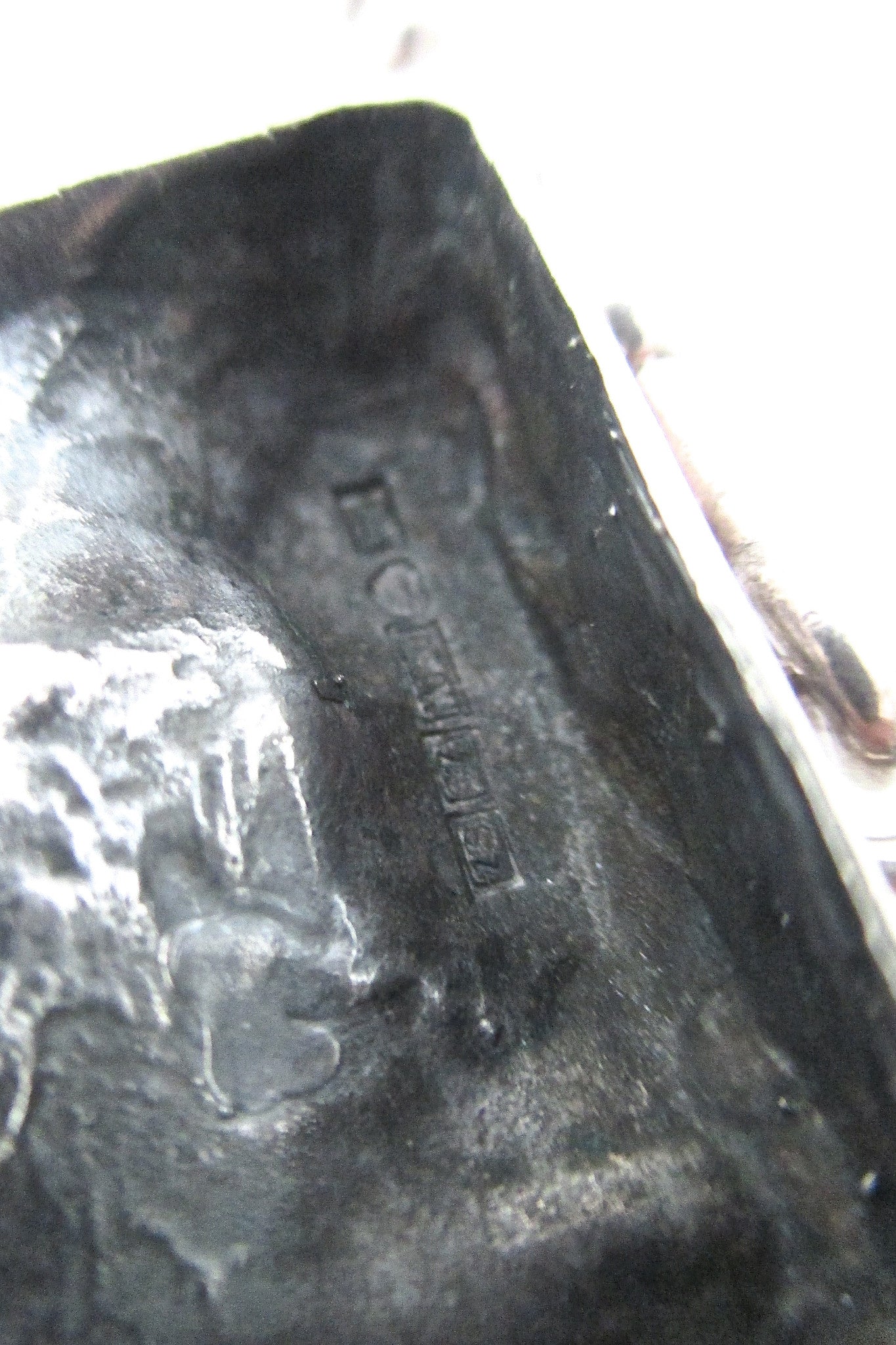 Jorma Laine large sculptural square pendant - signed