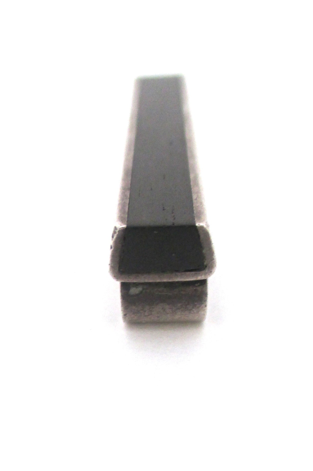 Allan Adler sterling silver & ebony modernist tie bar