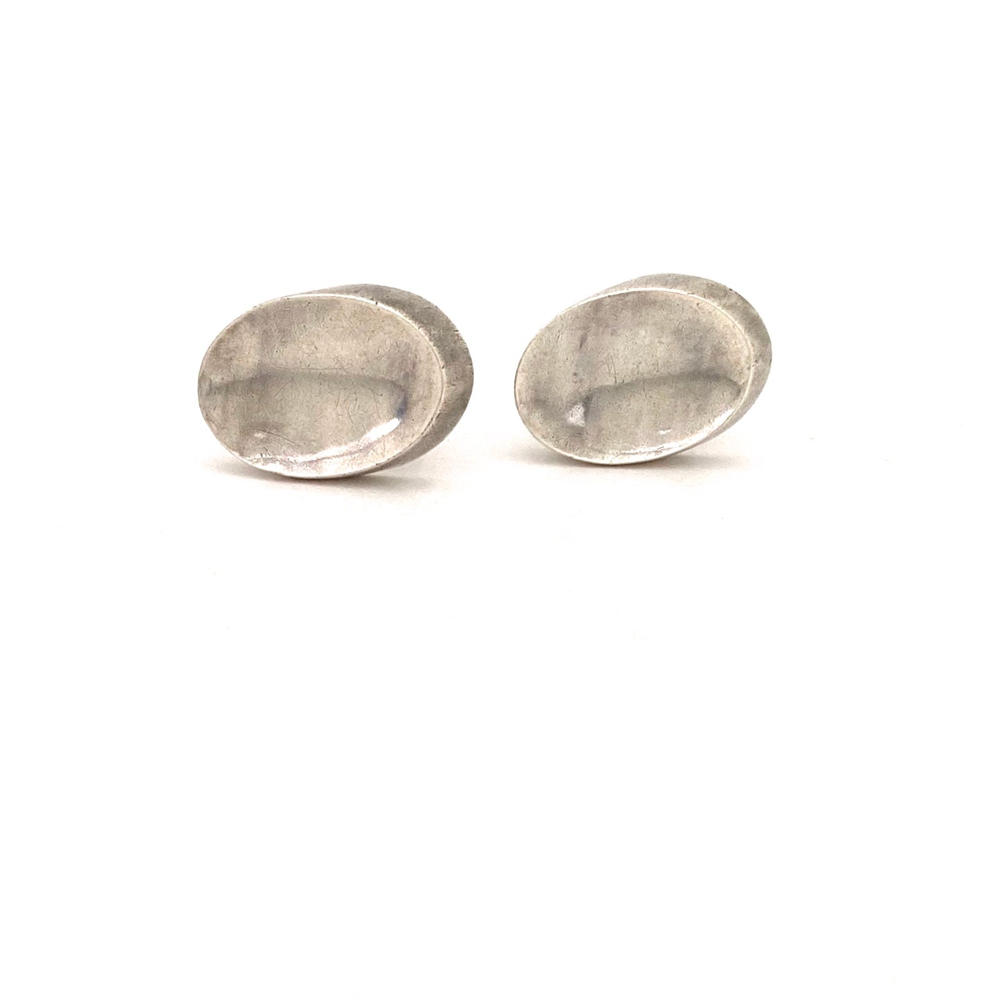 Antonio Pineda large early silver cufflinks