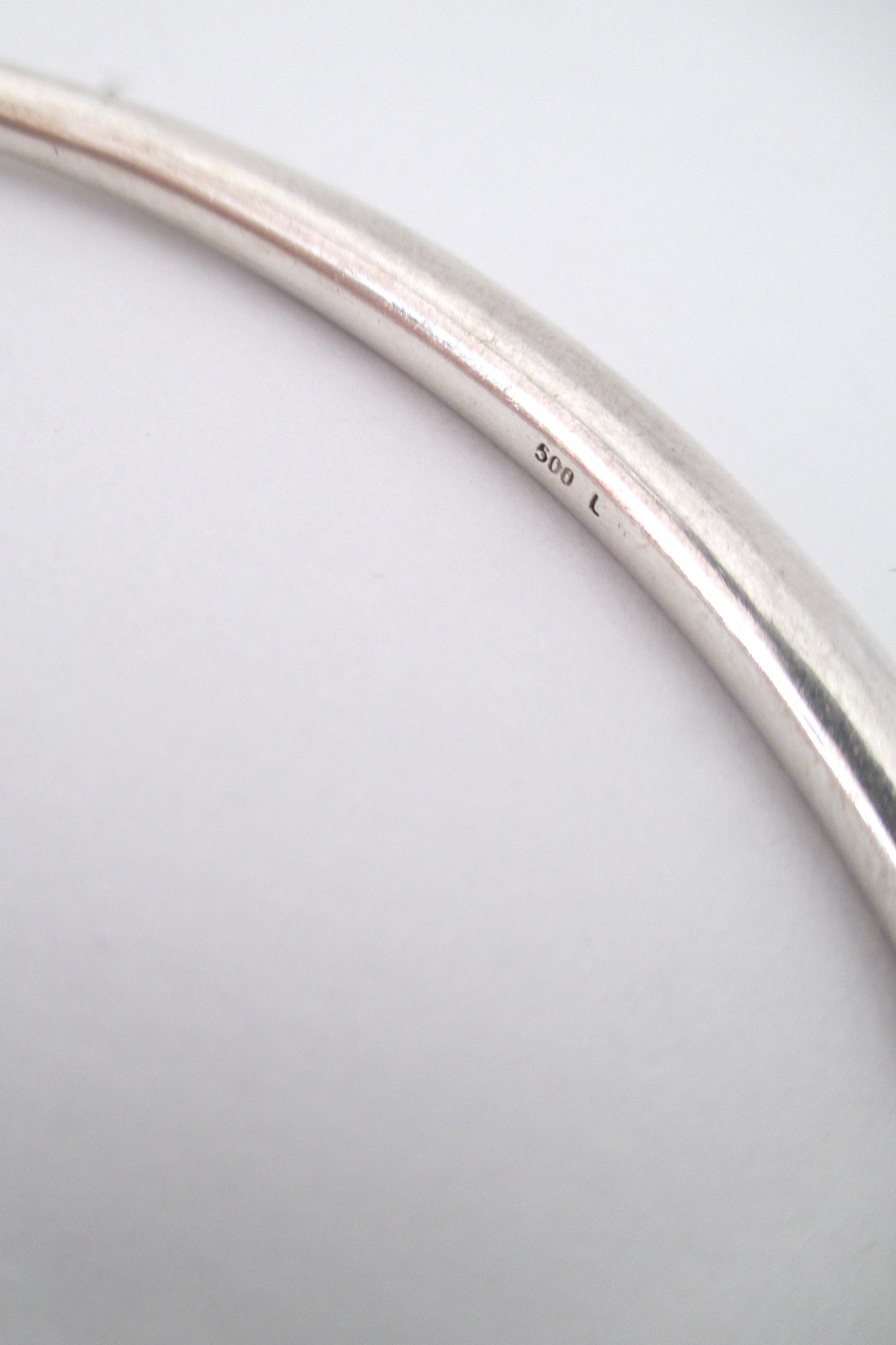 Georg Jensen silver 'Zephyr' bangle bracelet - large