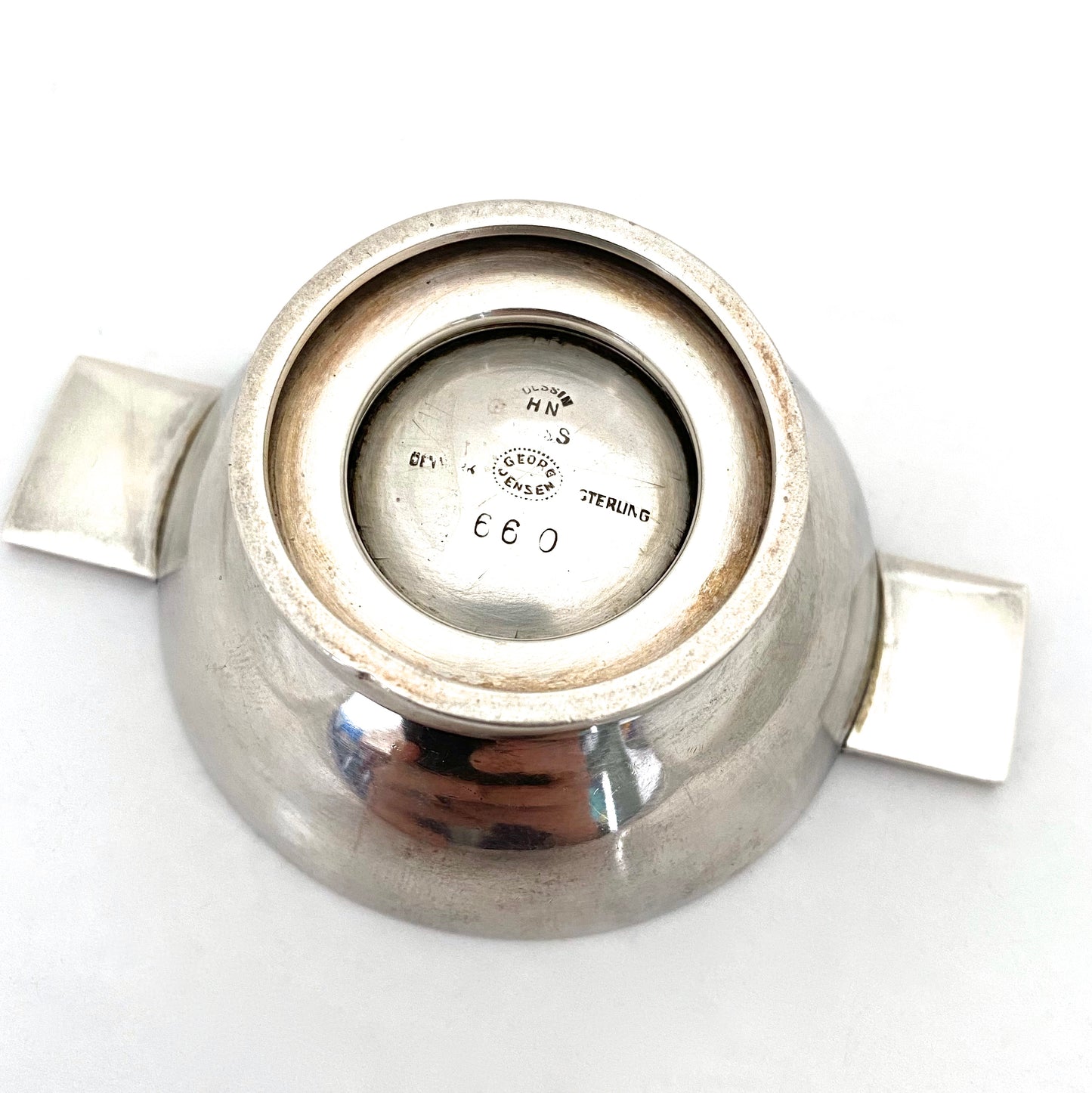 Georg Jensen silver 'Pyramid' ashtray ~ Harald Nielsen