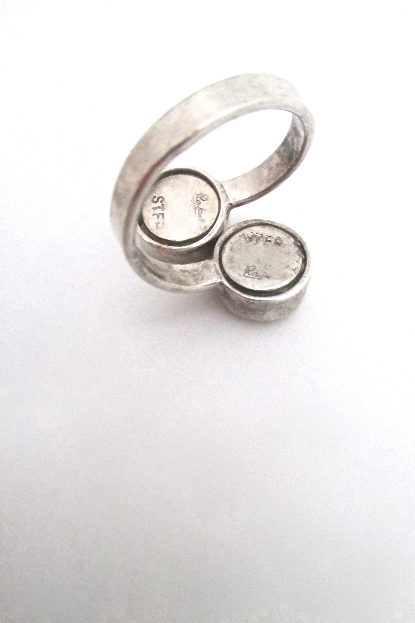 Rafael Canada sterling silver bypass ring