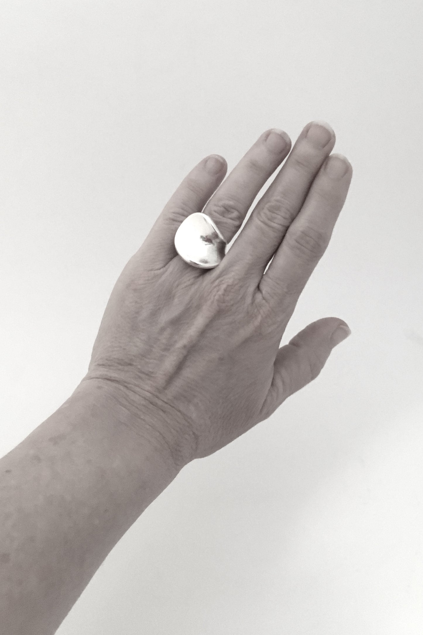 Georg Jensen / Hans Hansen large silver ring