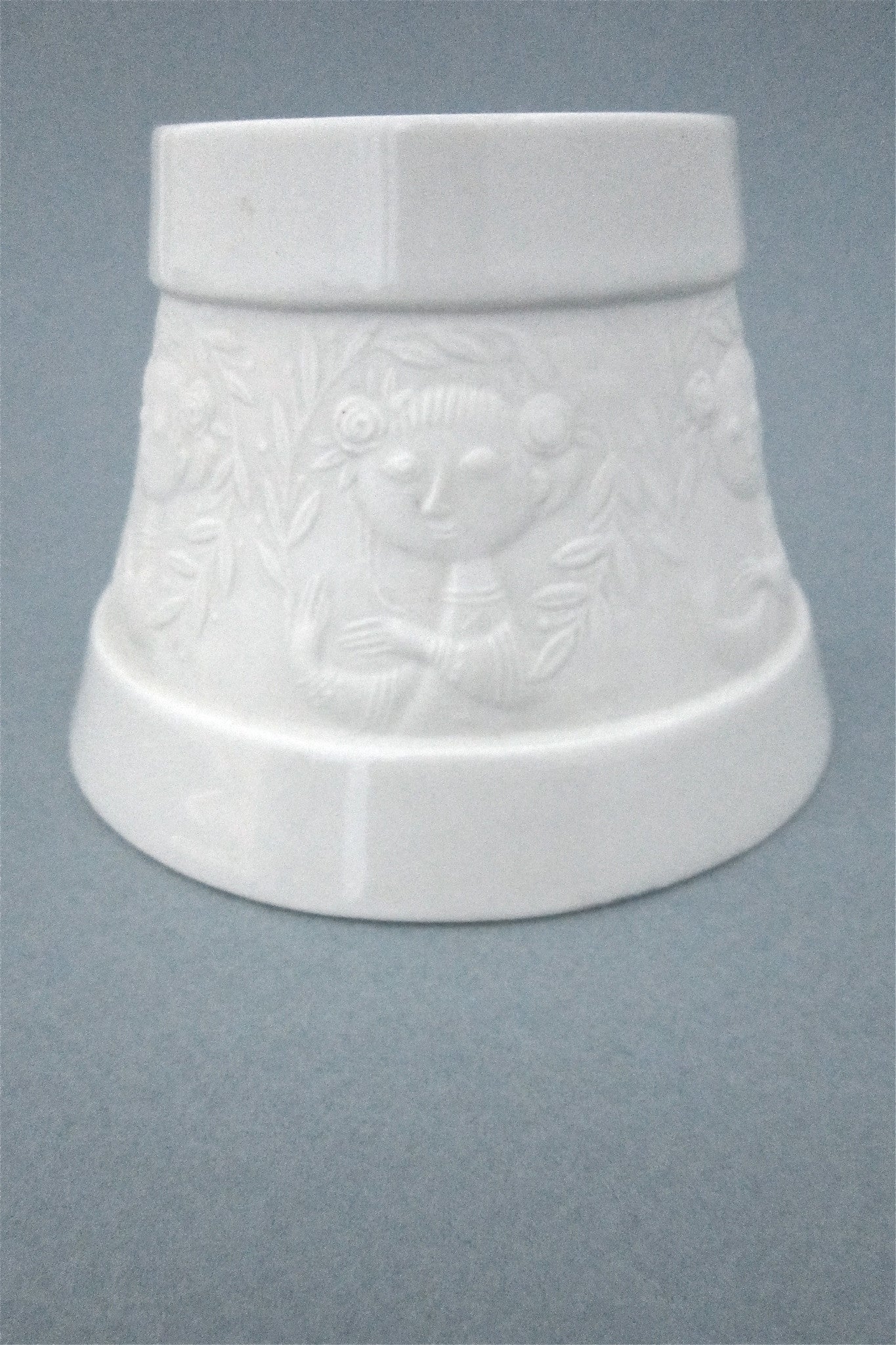 Bjorn Wiinblad for Rosenthal Studio Line porcelain relief candle holders