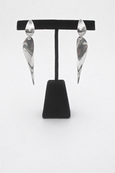 Georg Jensen long kinetic drop earrings 128A by Nanna Ditzel