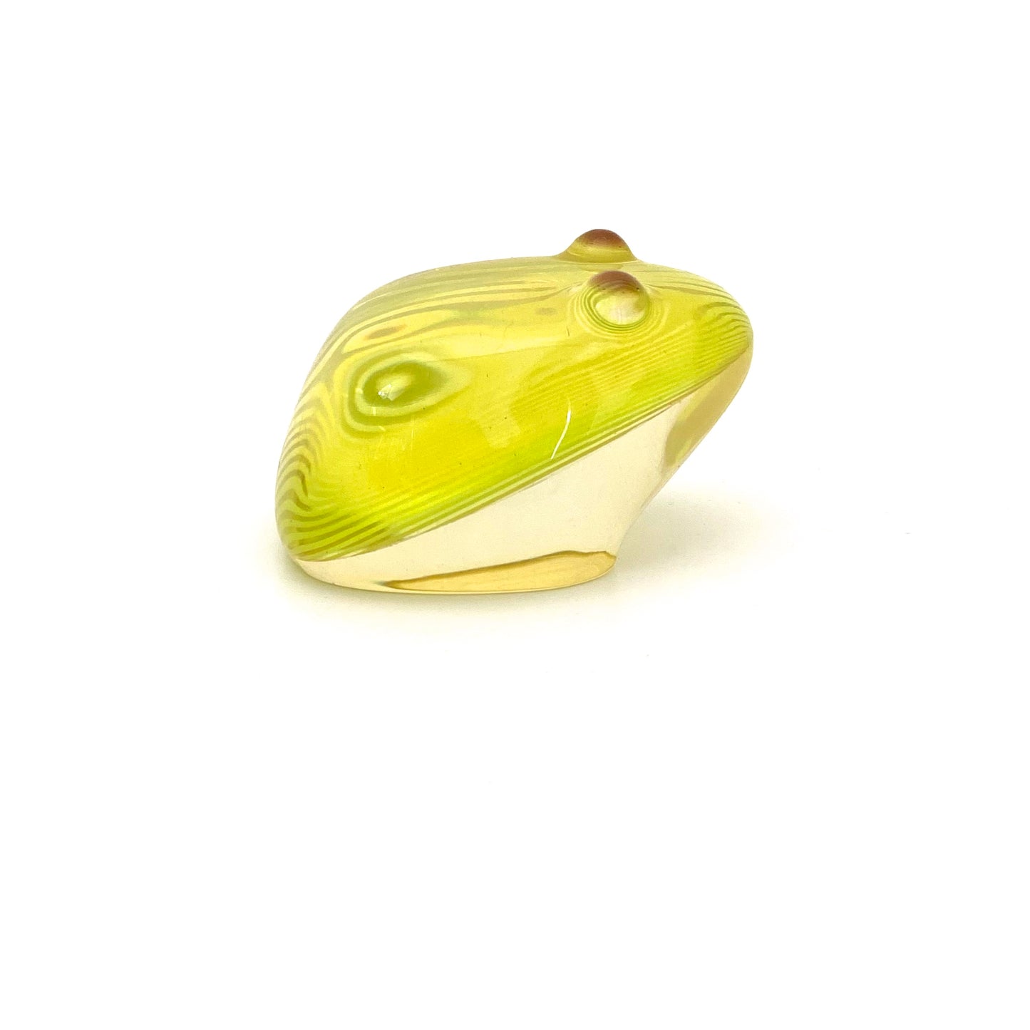 profile Abraham Palatnik Brazil vintage lucite acrylic op art frog sculpture mid century modern design