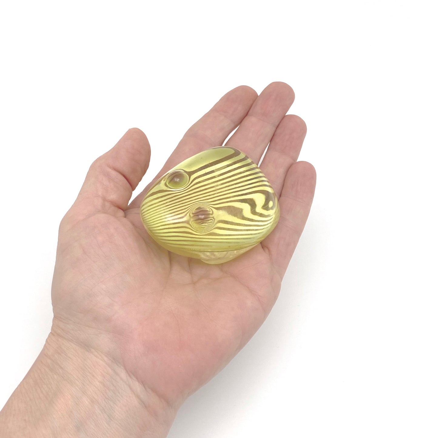 Abraham Palatnik yellow lucite frog sculpture