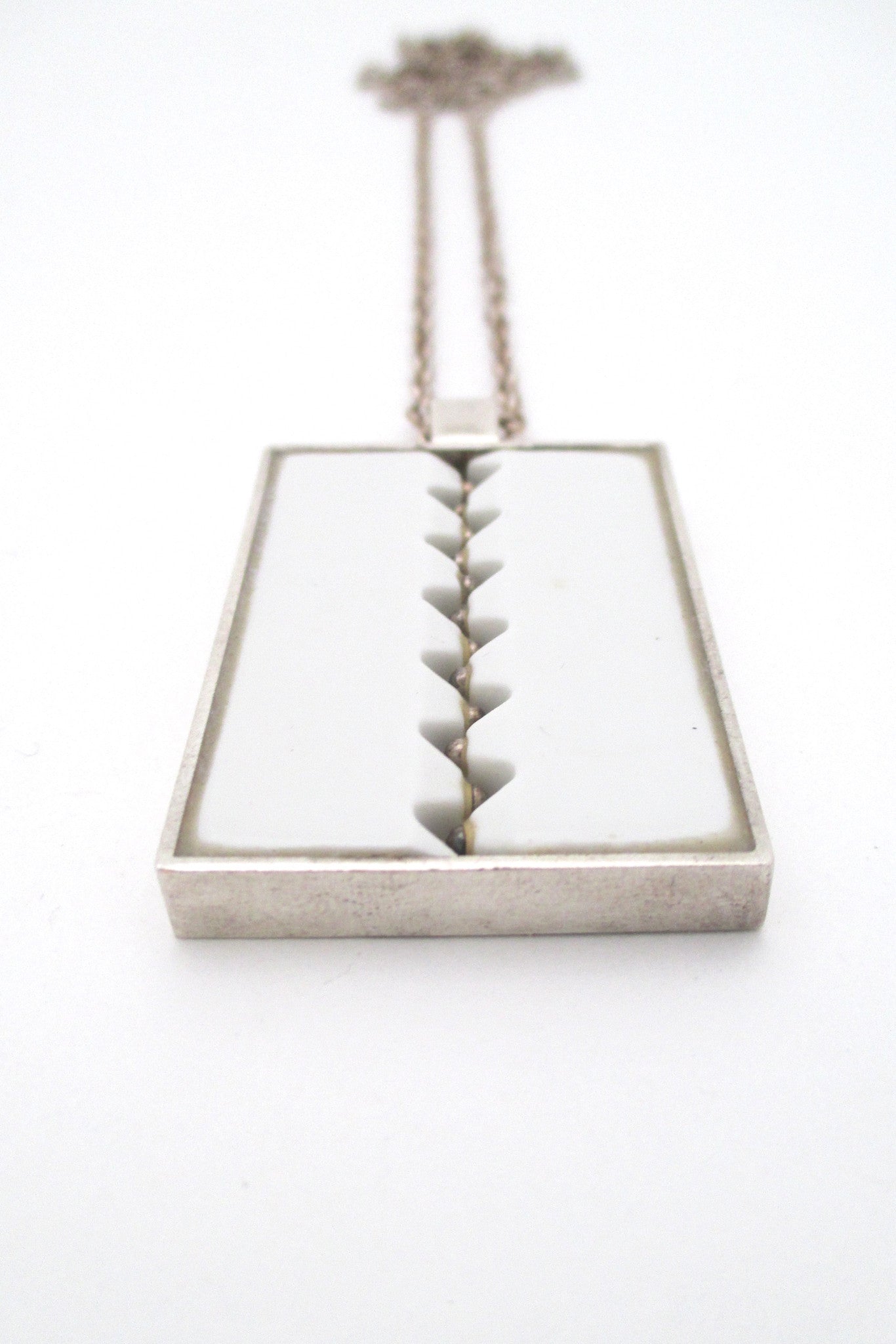detail Anton Michelsen Royal Copenhagen Denmark Royal Bini pendant necklace Nordic jewellery
