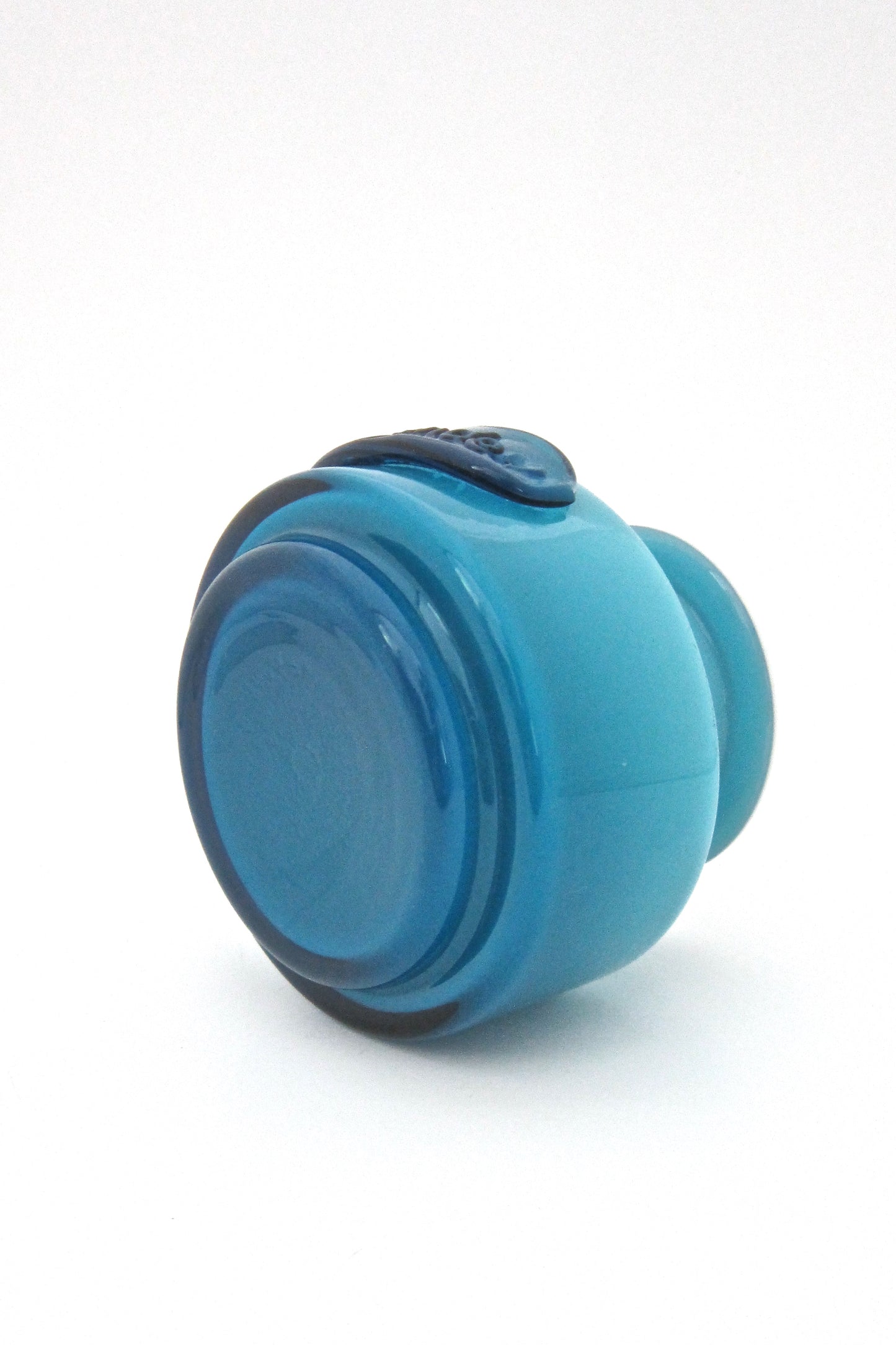 Holmegaard 'Palet' spice jar in blue ~ pair