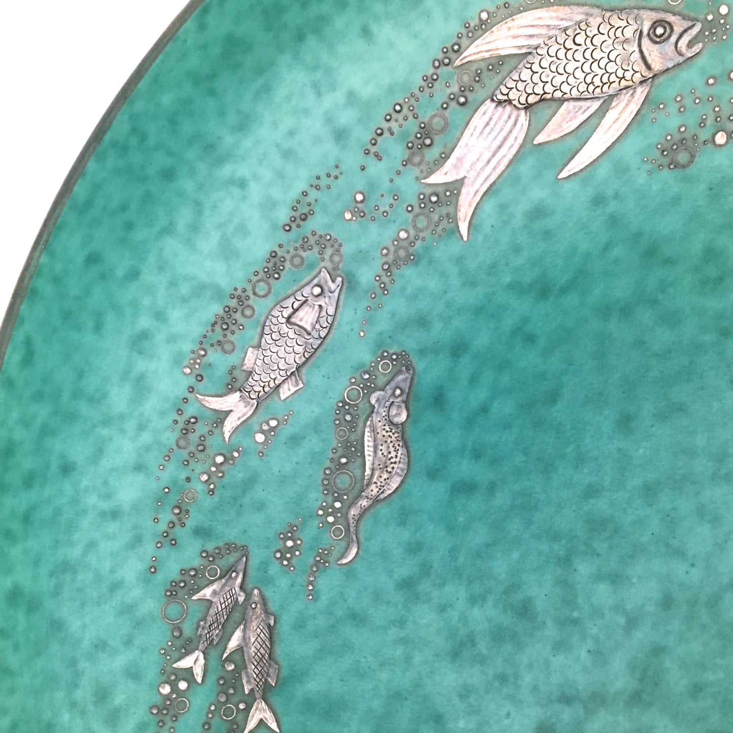 Gustavsberg 'Argenta' large charger ~ Wilhelm Kage