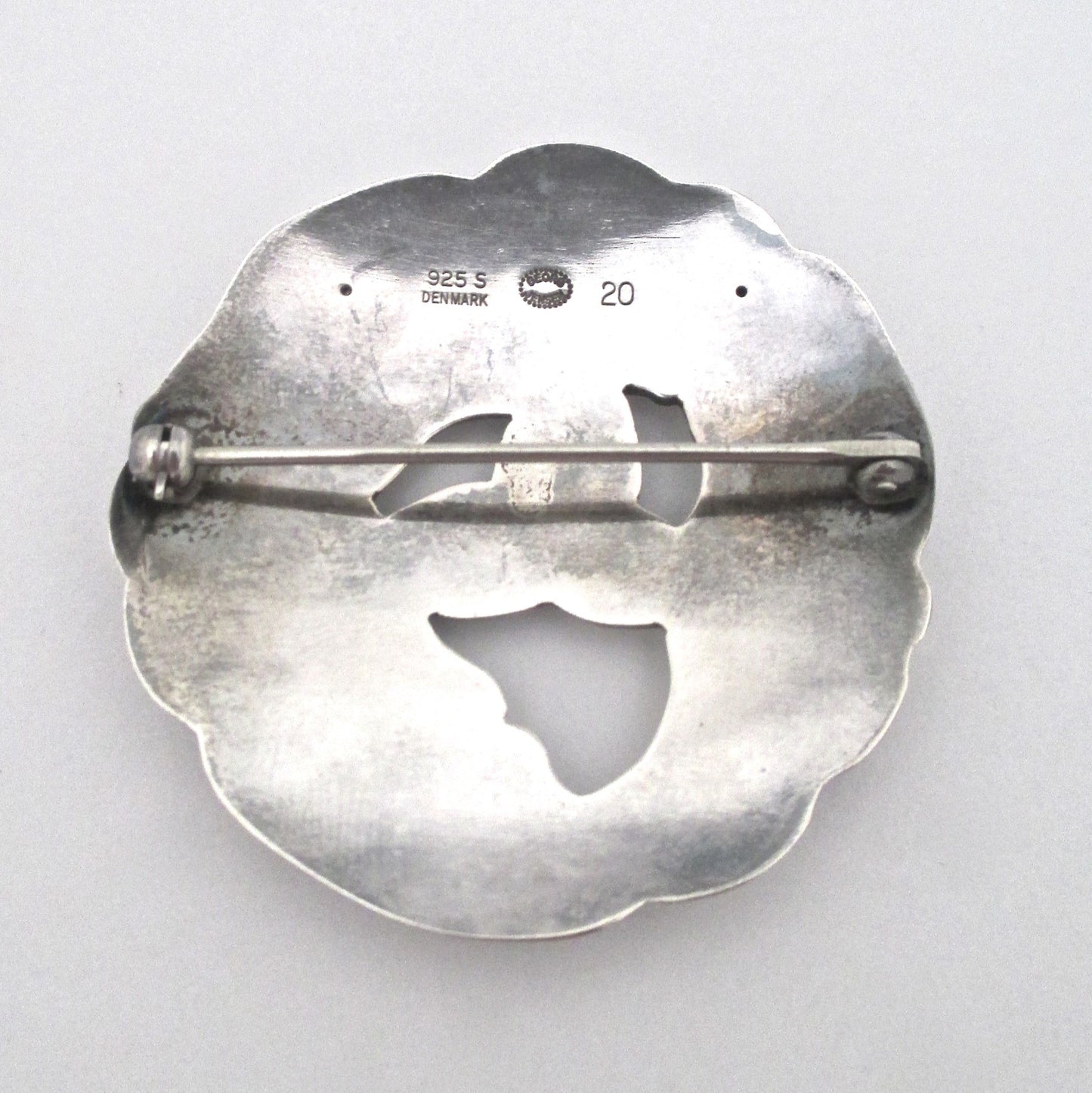 Georg Jensen vintage silver brooch #20