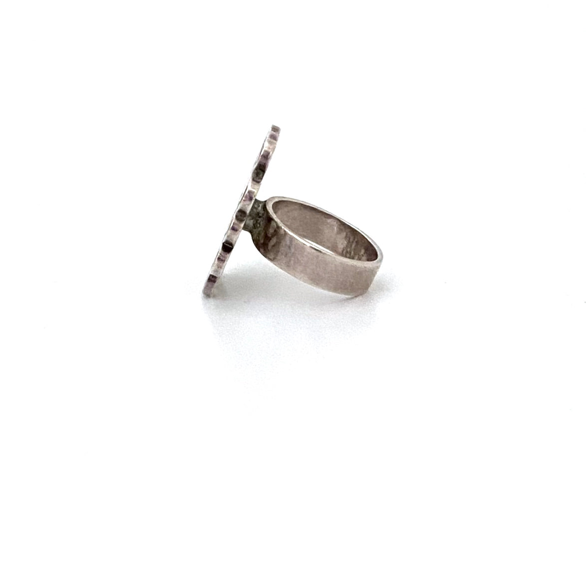 aarikka vintage silver circles ring ~ 1964