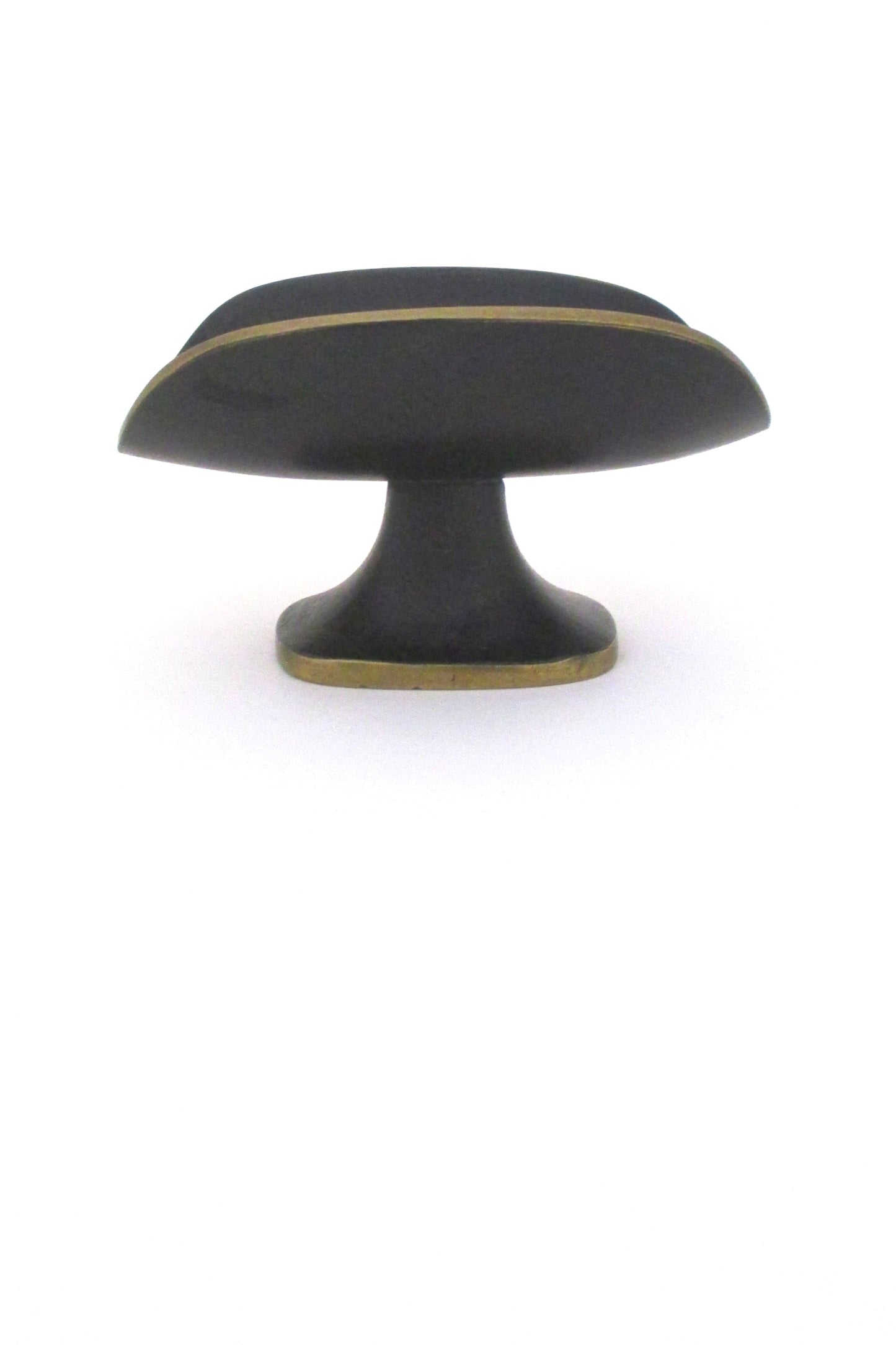 profile Richard Rohac Austria mid century bronze small footed dish