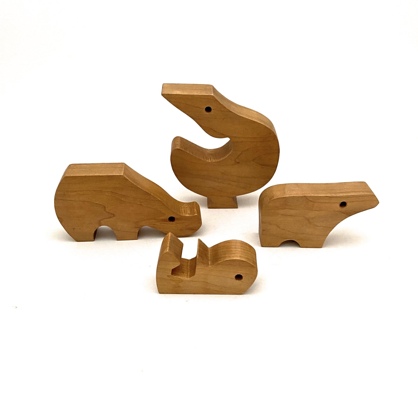 mid century wooden animal puzzle ~ after Enzo Mari