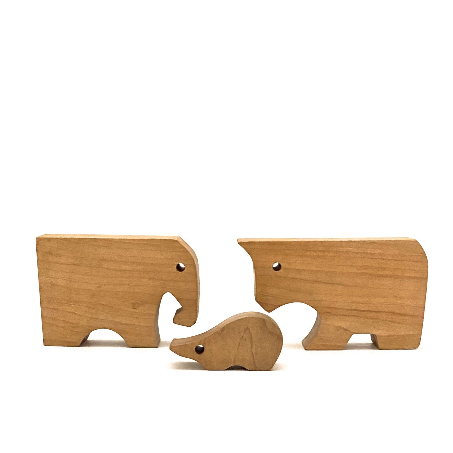 mid century wooden animal puzzle ~ after Enzo Mari
