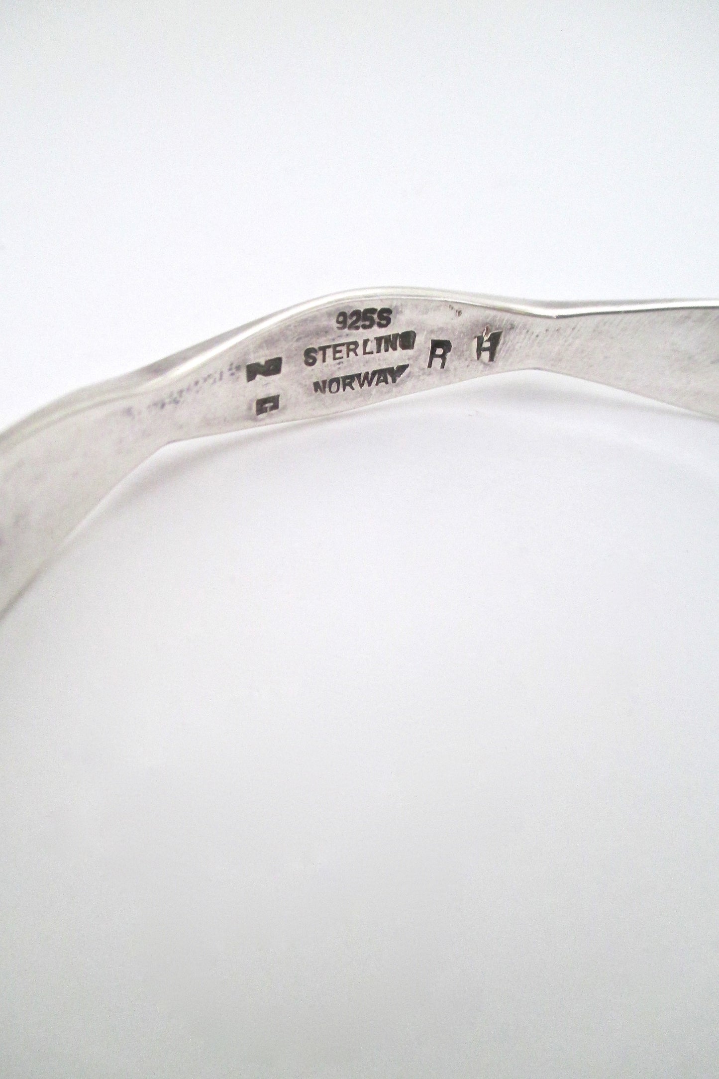Plus Studios silver 'nut' bangle by Ragnar Hansen