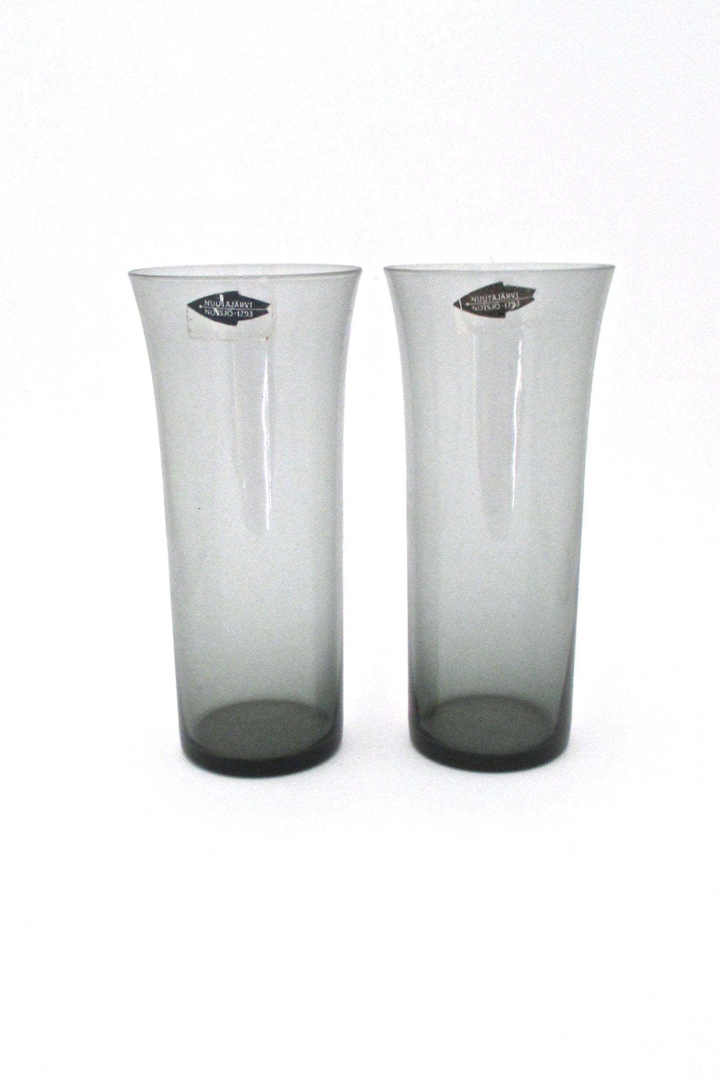 detail Nuutajarvi Notsjo Finland vintage set drinks glasses 1725 by Kaj Franck