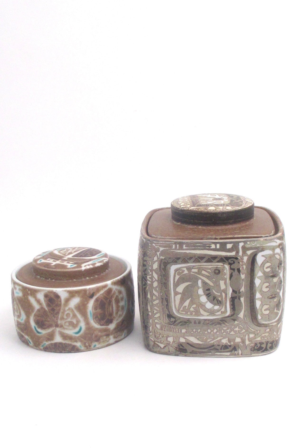 Royal Copenhagen 'Baca' large lidded box by Nils Thorsson