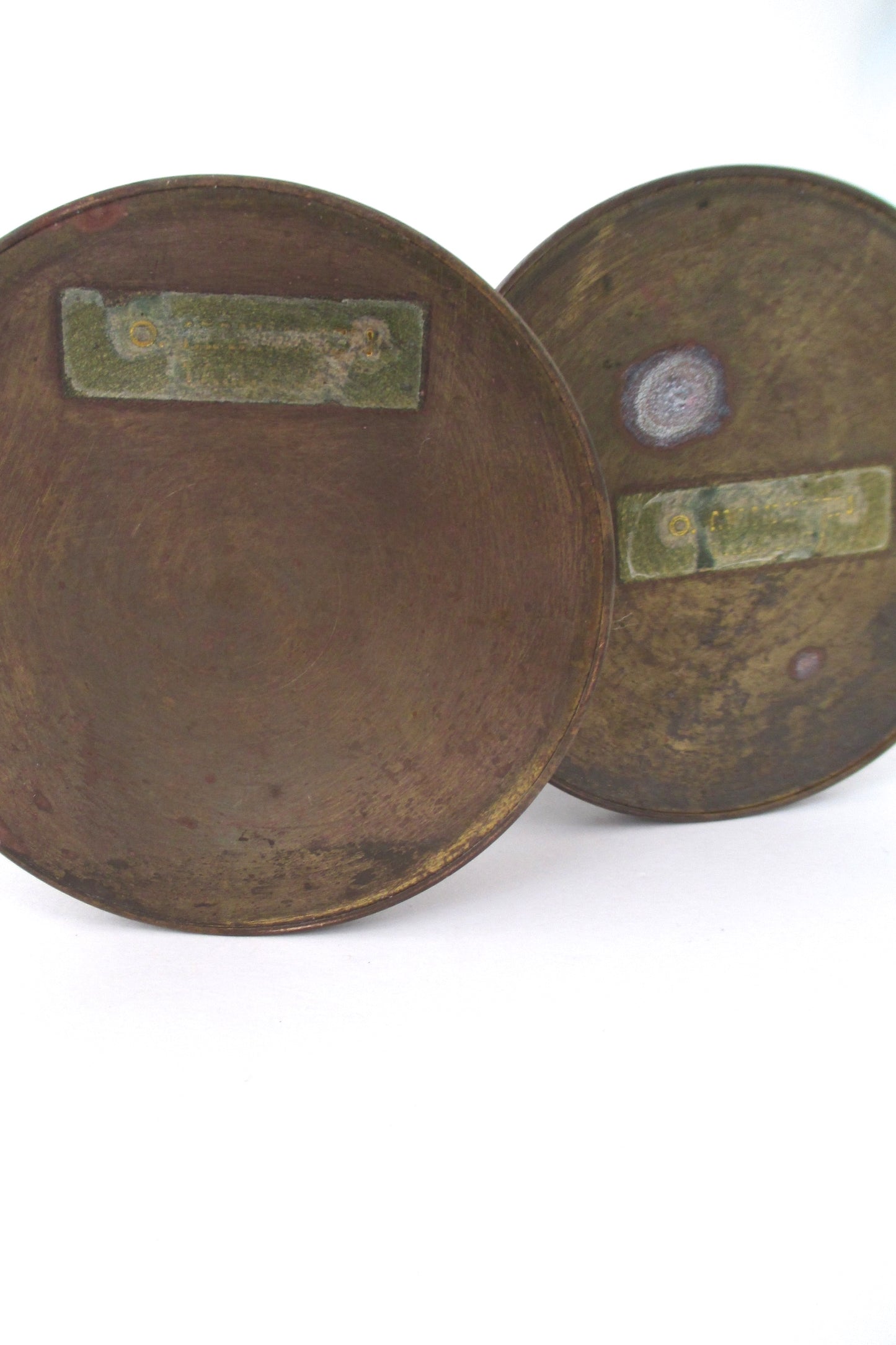 Pentti Sarpaneva 'Pitsi' bronze candle holders - pair