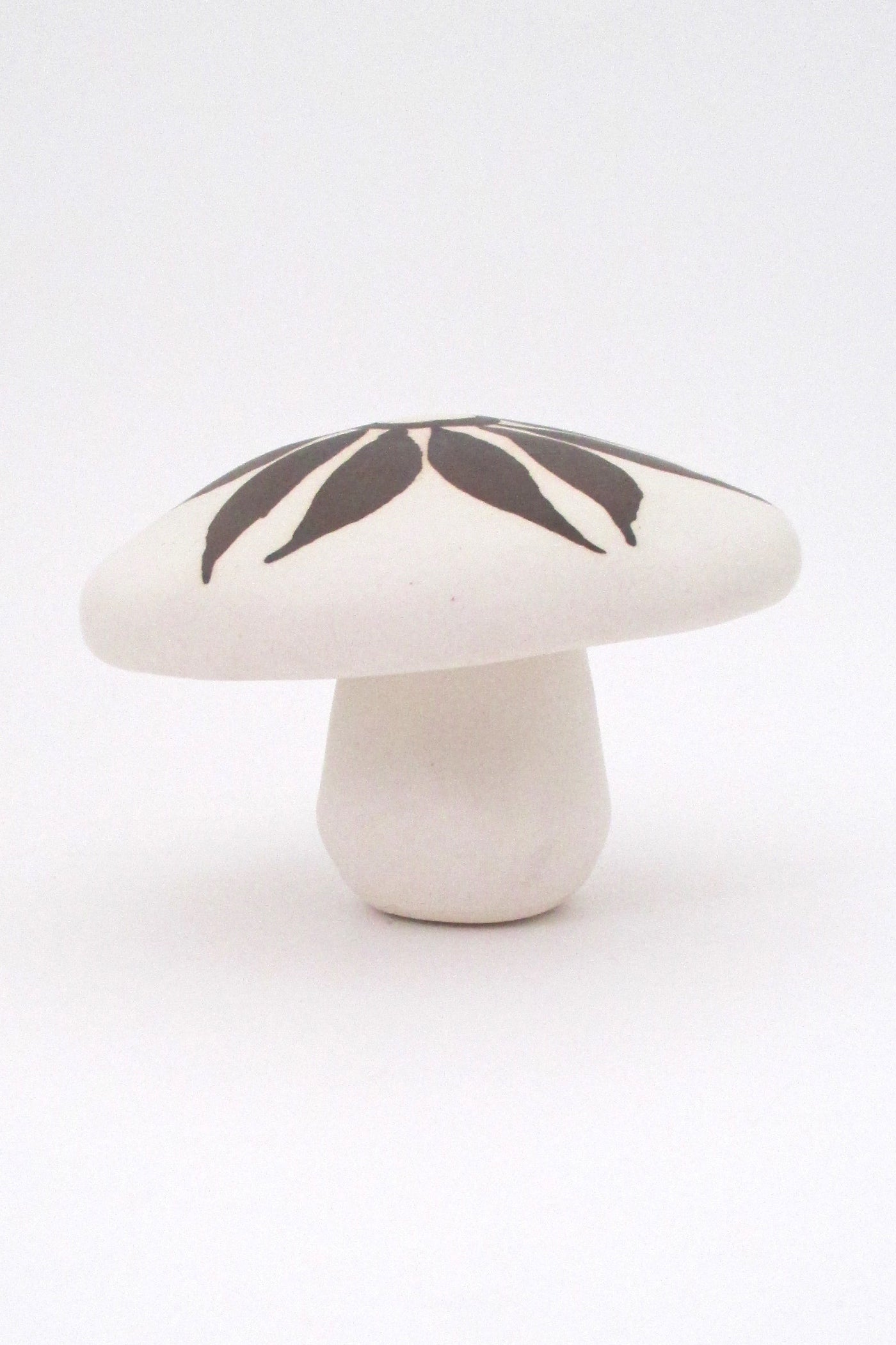 profile Strawberry Hill Pottery Canada vintage ceramic pair of mushroom sculptures
