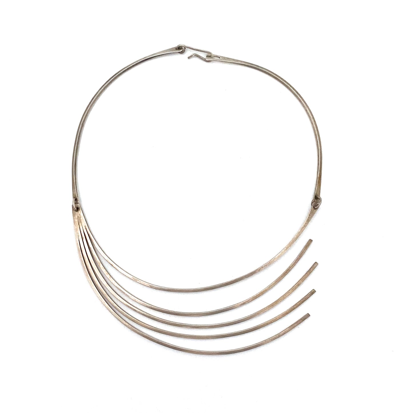 Betty Cooke silver choker necklace