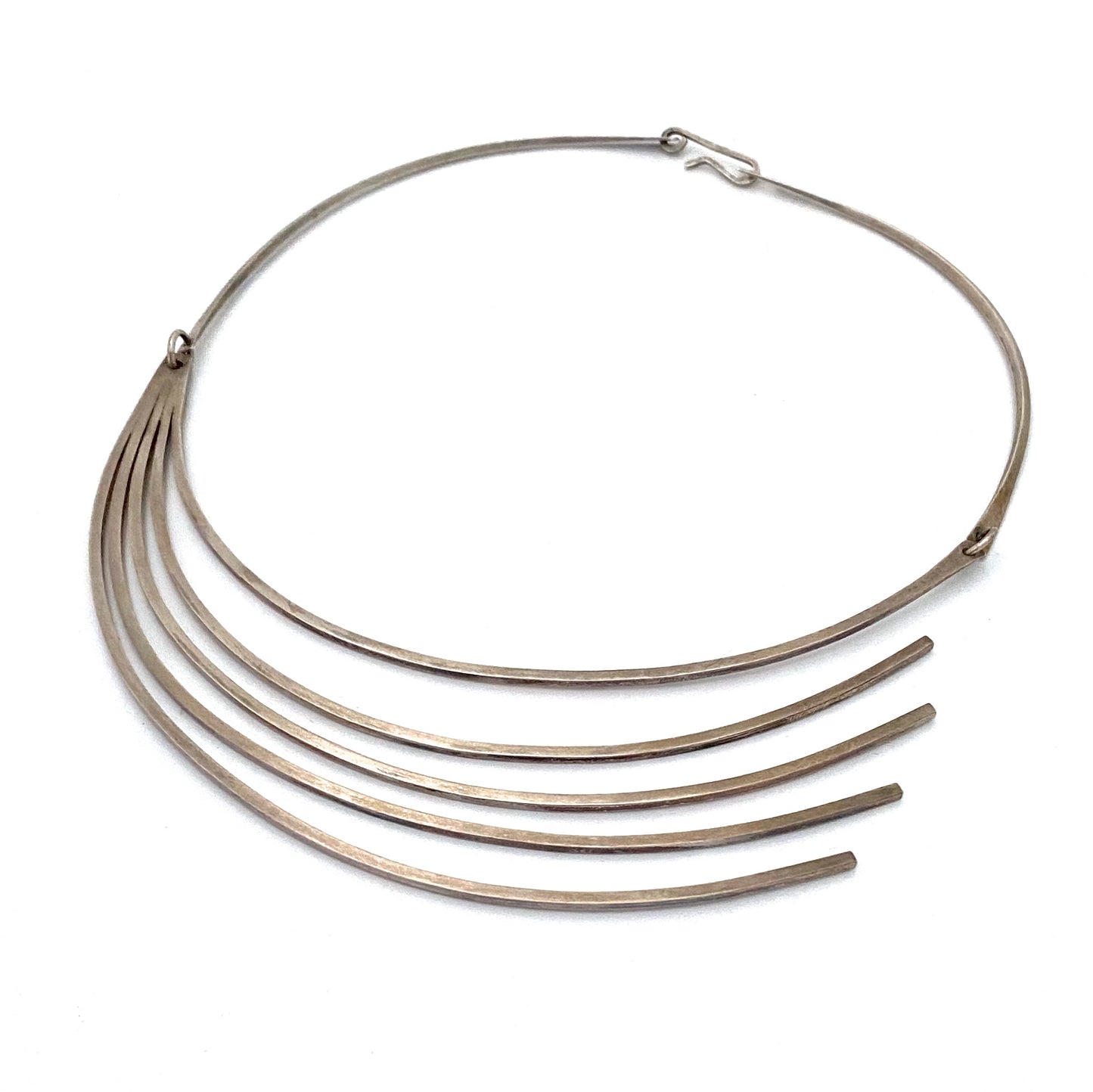 Betty Cooke silver choker necklace