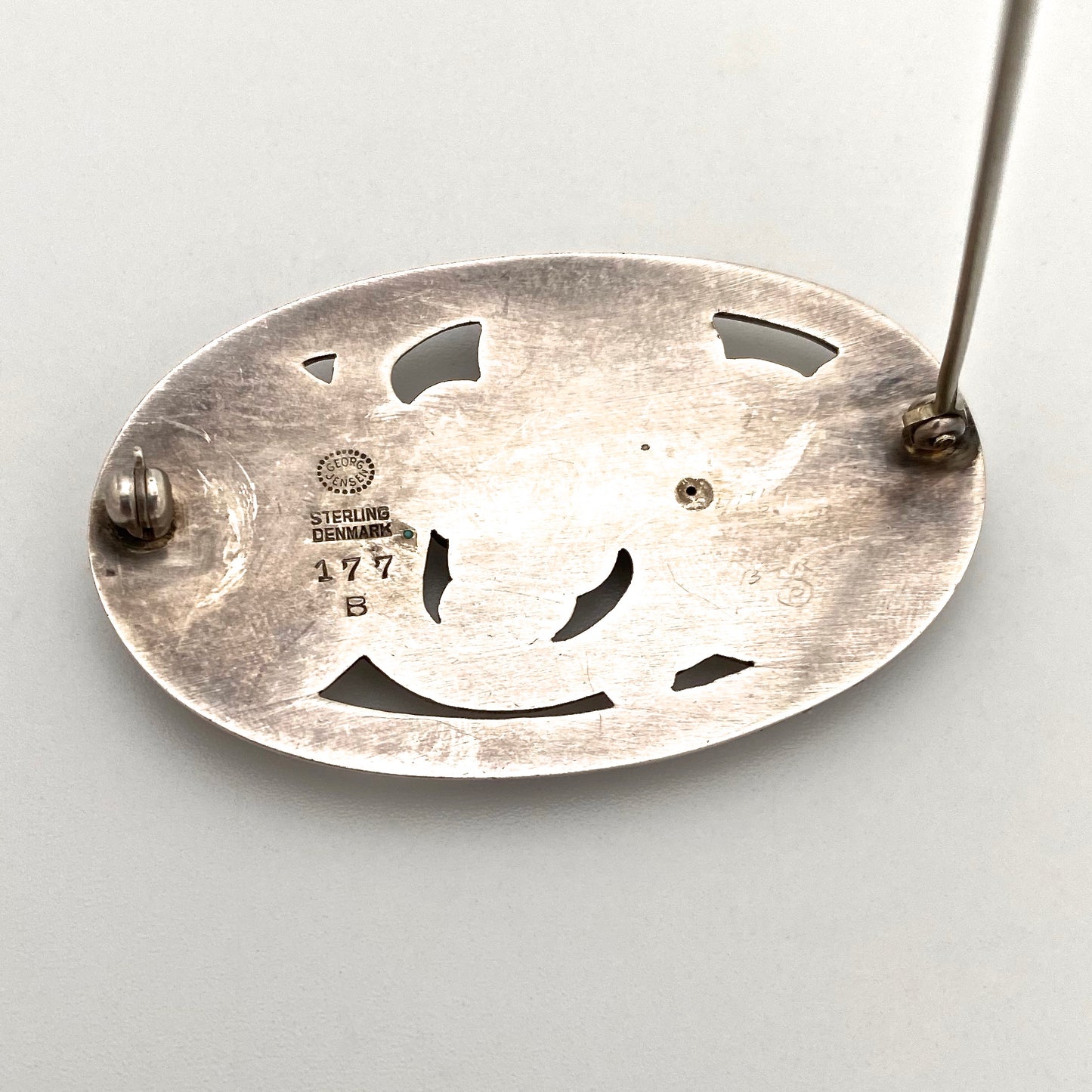 Georg Jensen silver brooch #177B ~ Georg Jensen design