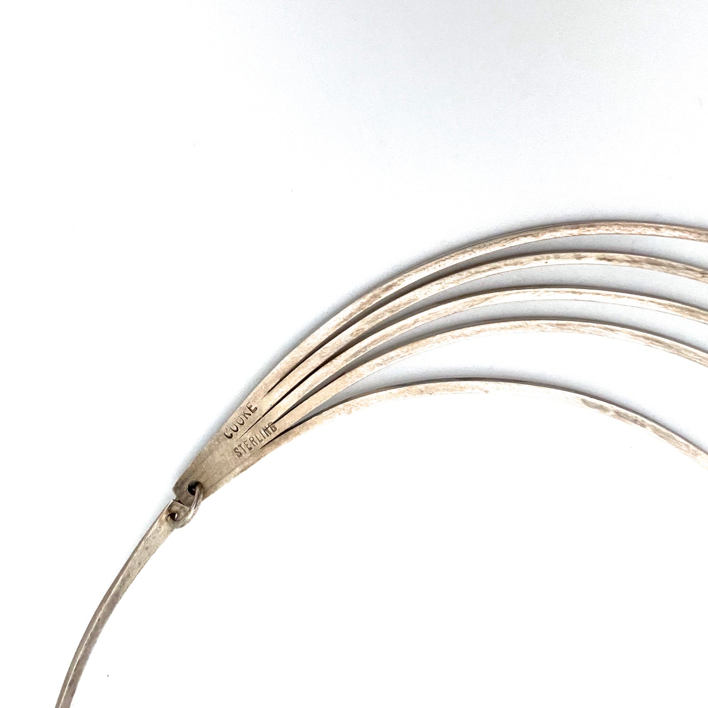 Betty Cooke silver choker necklace
